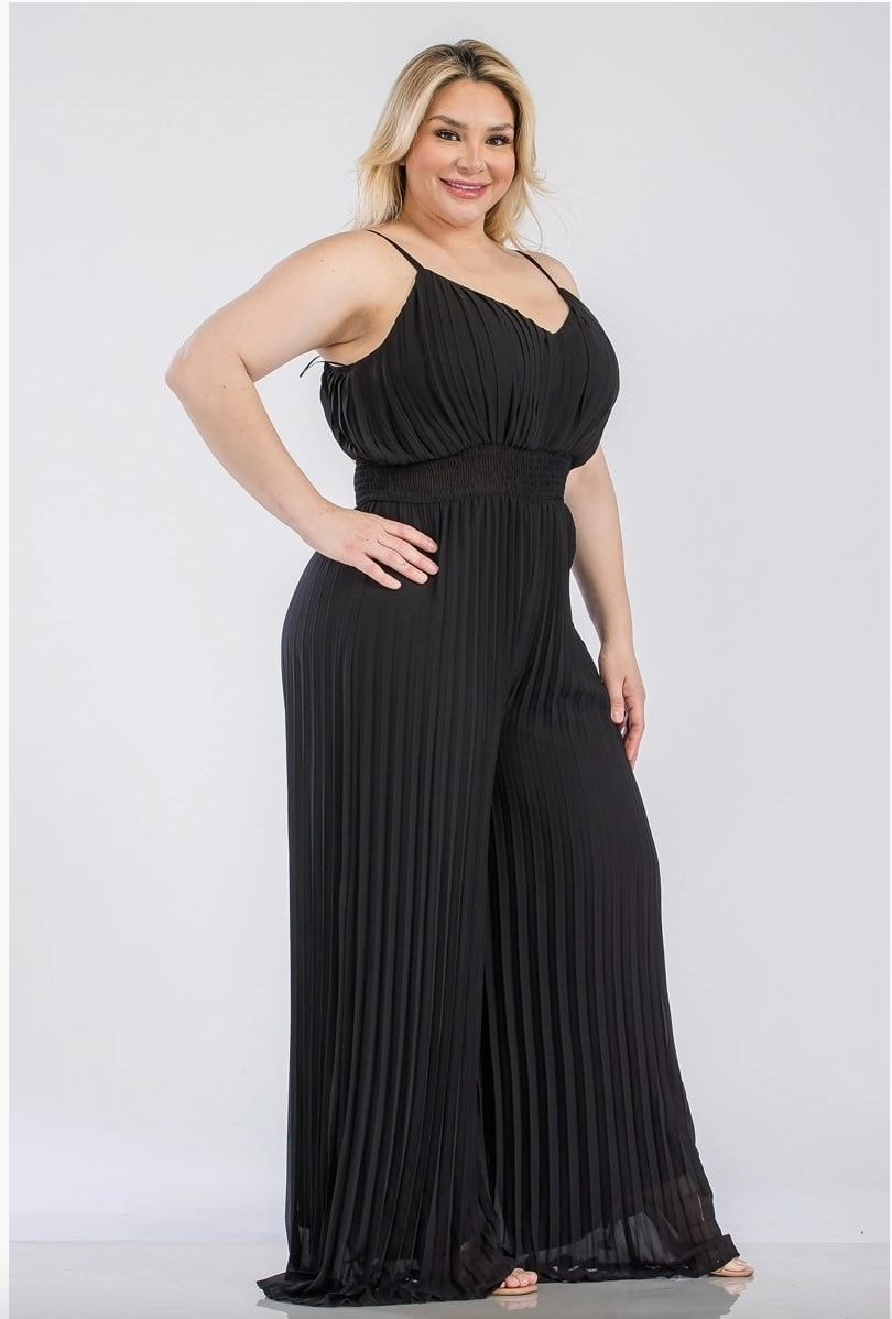 Ace of Spade Black Plus Size Jumpsuit
