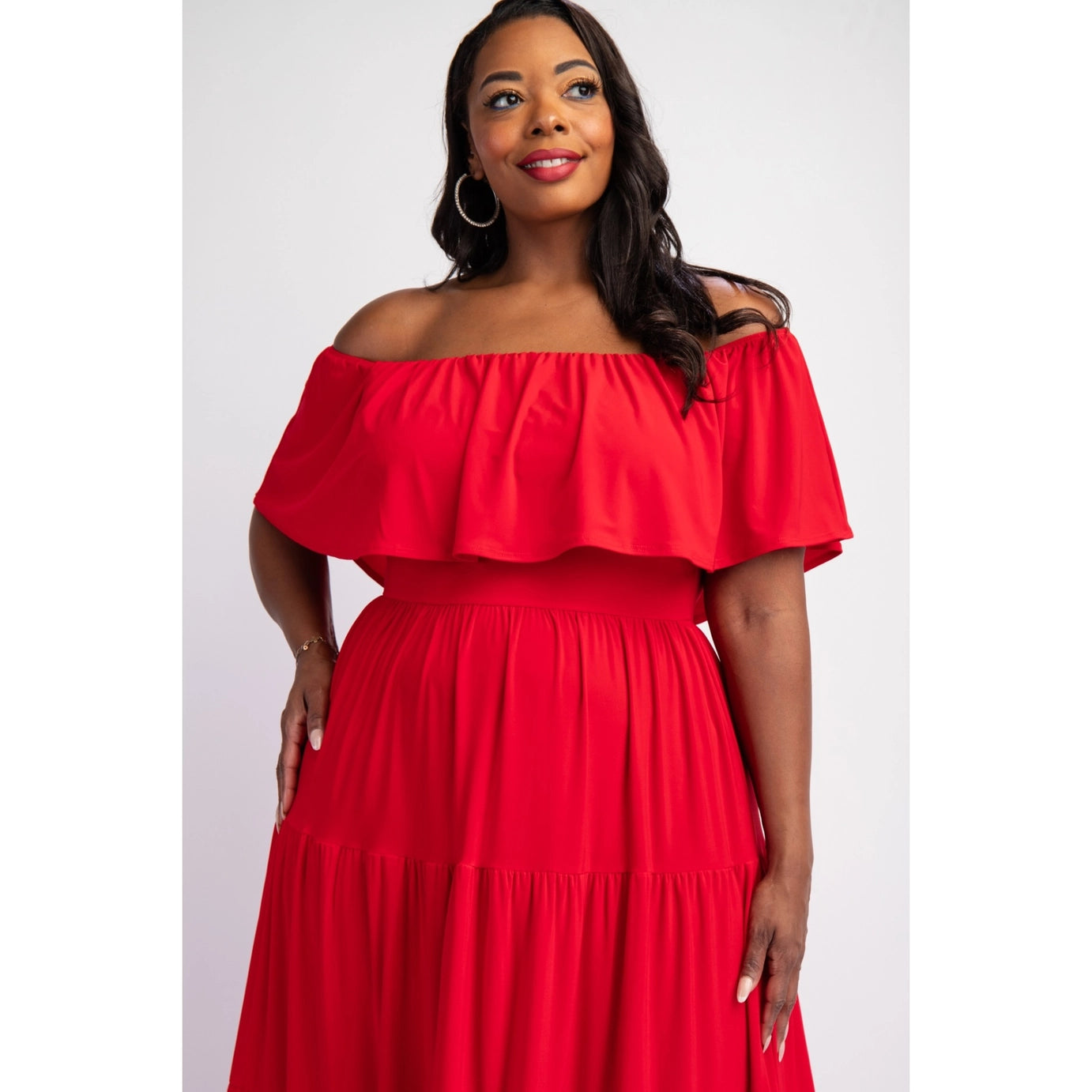 Summer Siren Off the Shoulder Maxi Dress