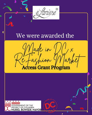 e.Laniese is Awarded the Made in DC x ReFashion Market Access Grant Program