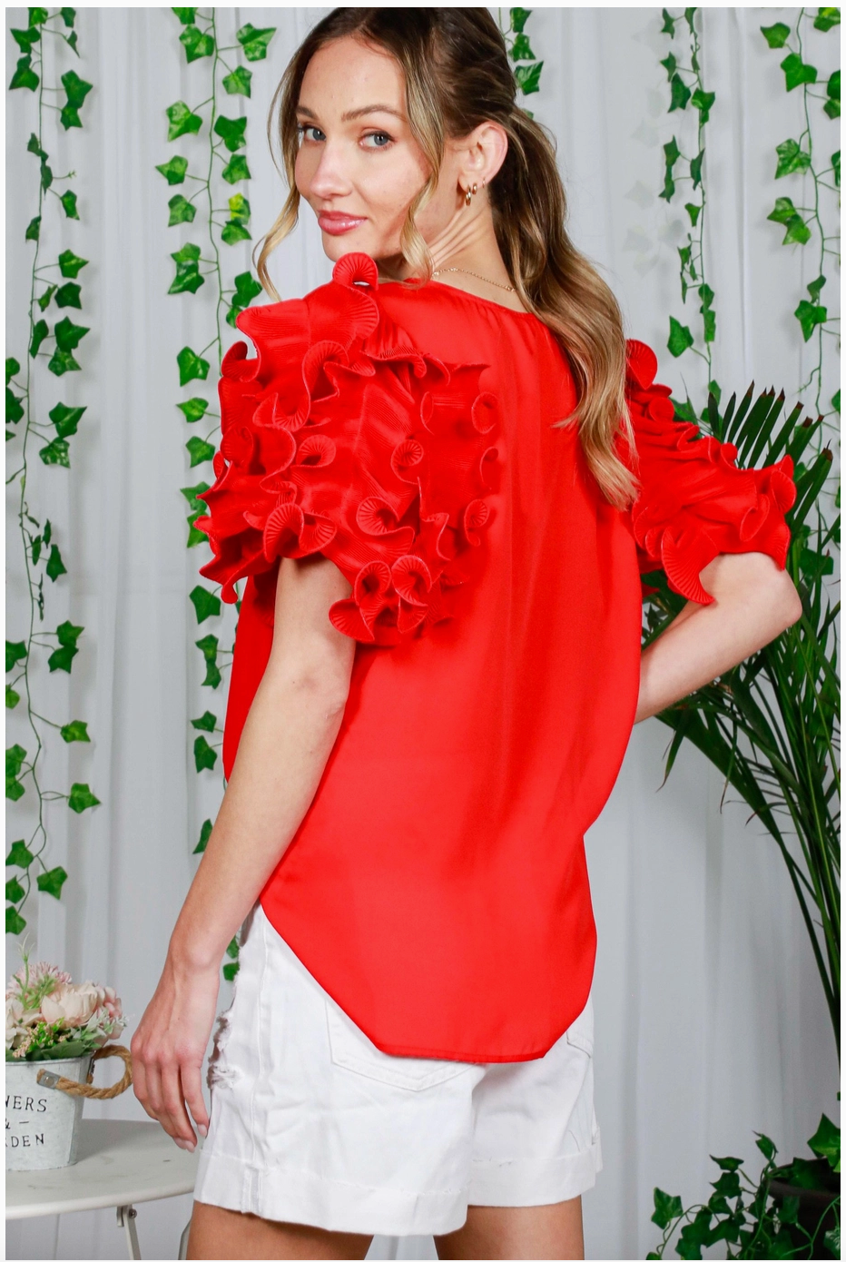 Flamenco Flair Blouse Back