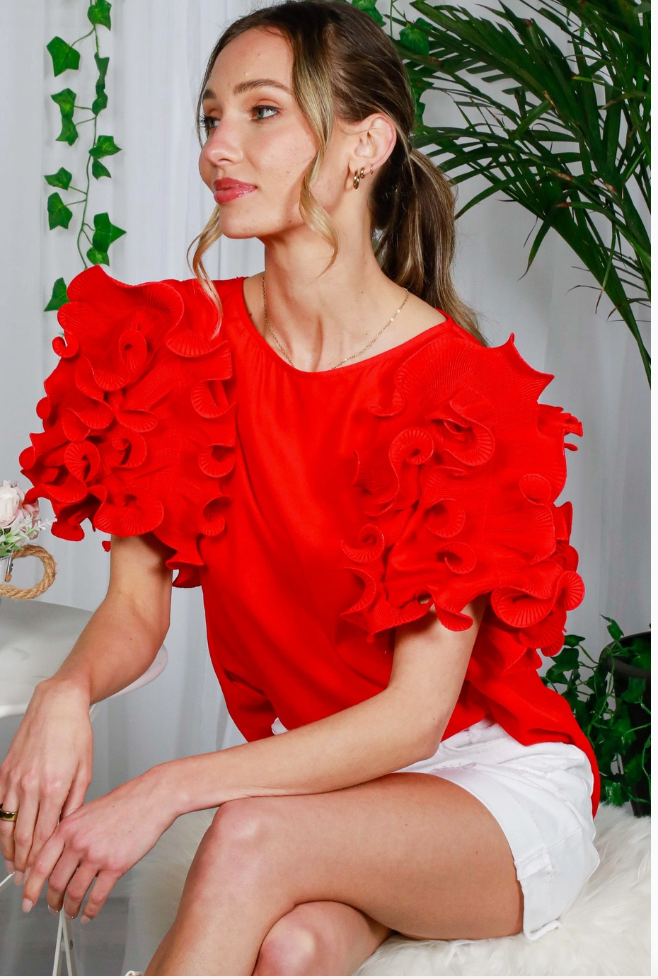 Flamenco_Flair_Red Blouse