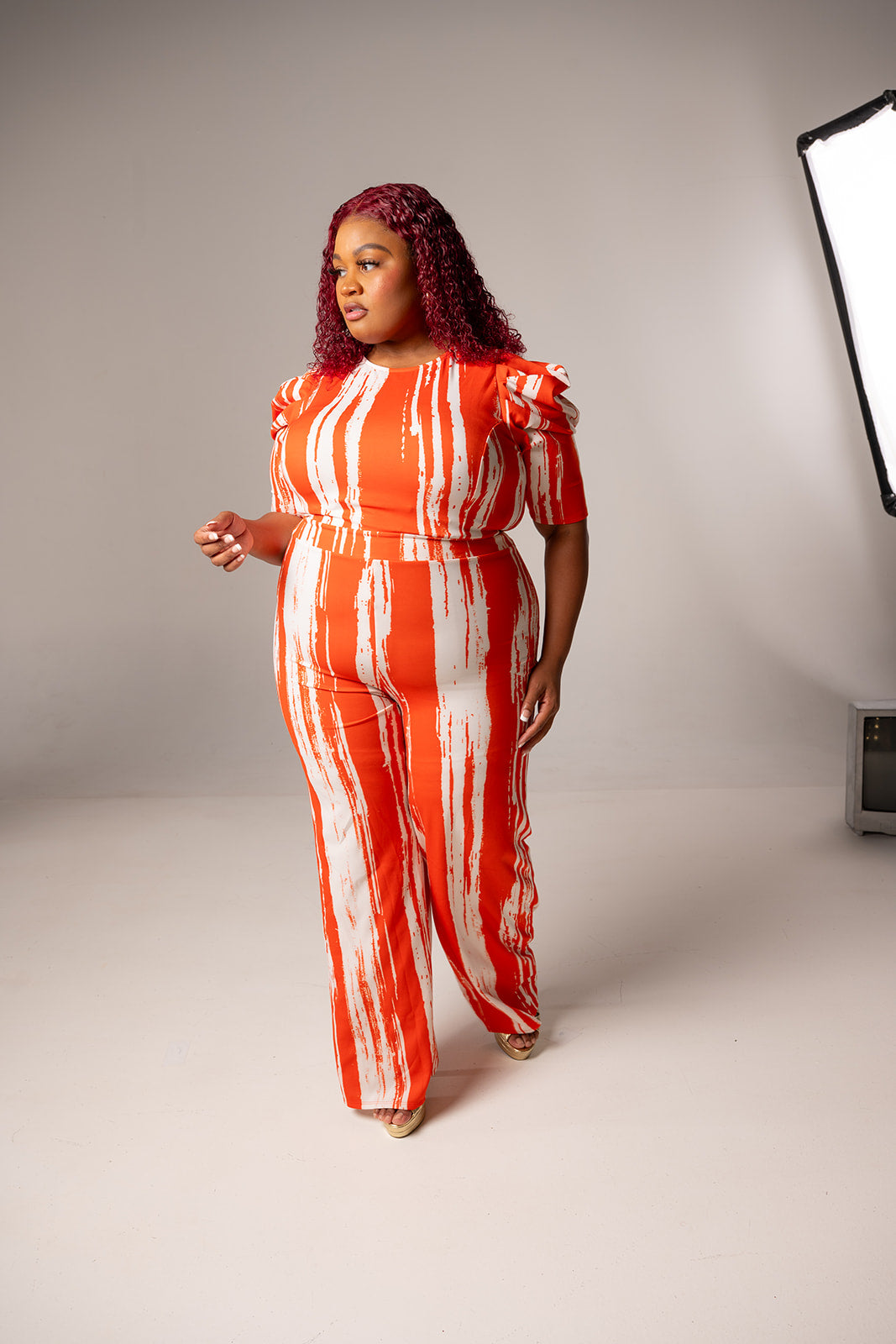 Orange Creamsicle Jumpsuit