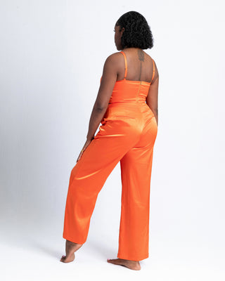 Orange Sunrise Pants Set Back