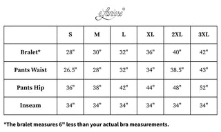 Orange_Sunrise_Pants_Set_Size Chart
