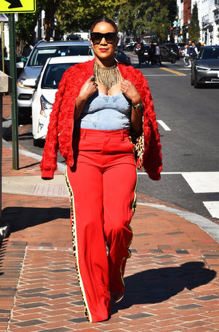 Rose Bomber Jacket