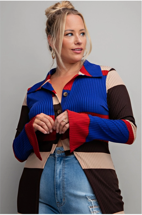 Stripes of Power Maxi Shirt