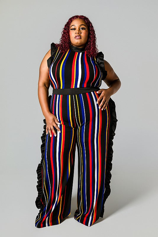 Strut & Stripe Plus Sized Jumpsuit