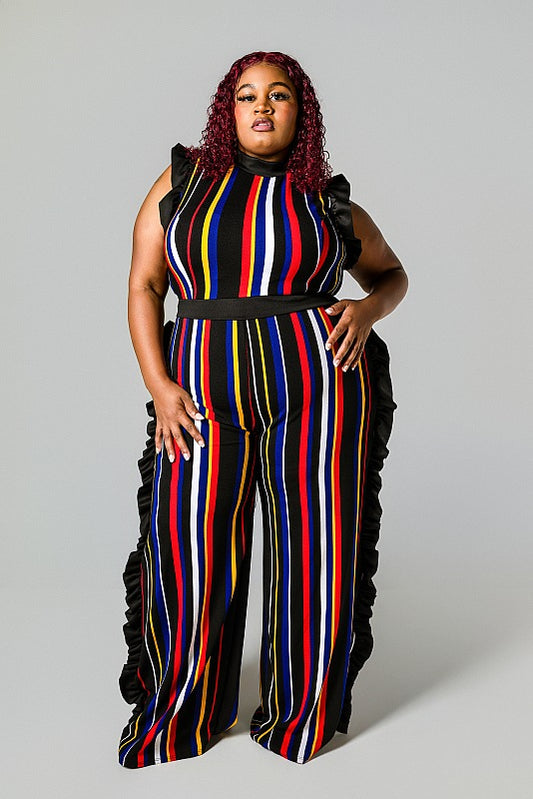 Strut & Stripe Plus Sized Jumpsuit