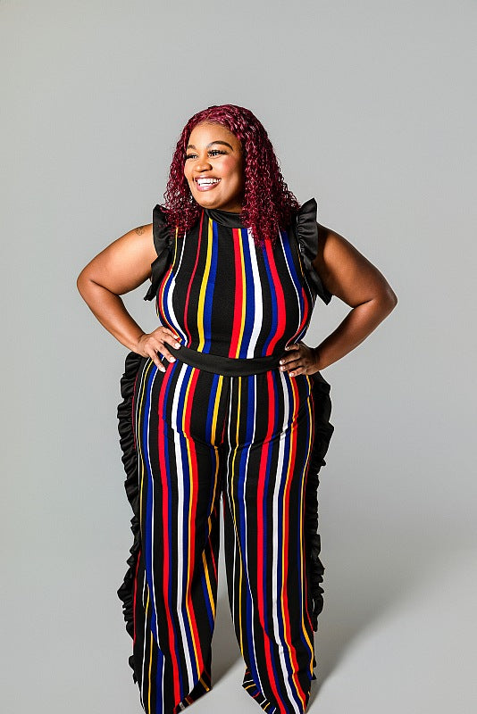 Strut & Stripe Plus Sized Jumpsuit